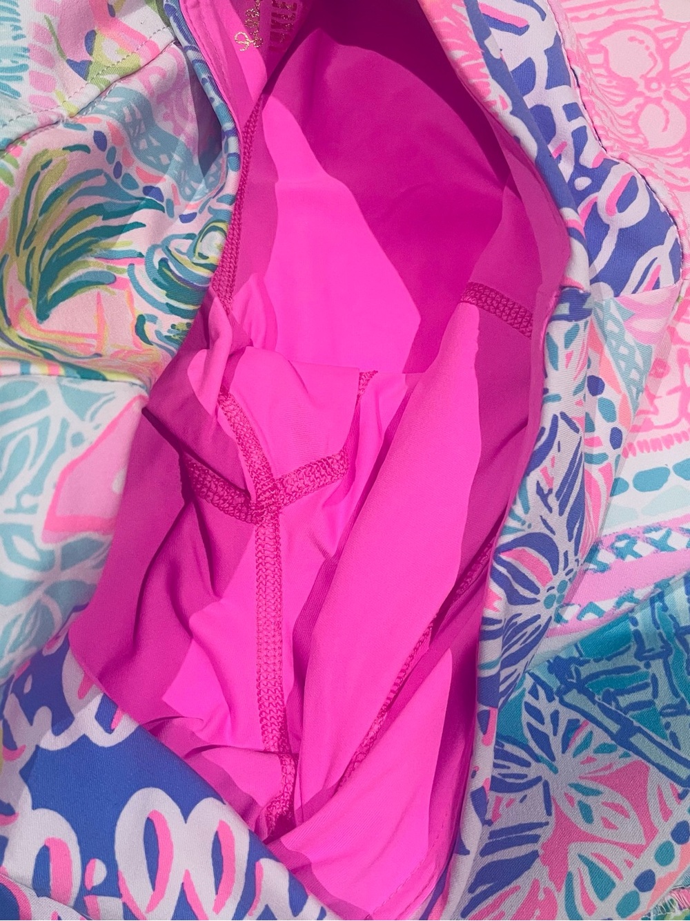 Lilly Pulitzer Luxletic Floral Mini Skirt Skort 2 - Picture 8 of 11